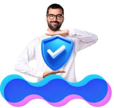 נציג שירות חייכן מבטיח ביטחון בתהליך