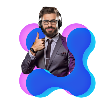 נציג שירות אישי עומד לשירותכם